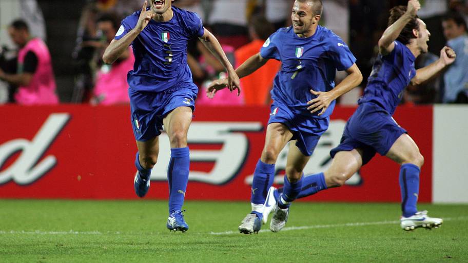 Fabio Grosso vs. France goal celebration