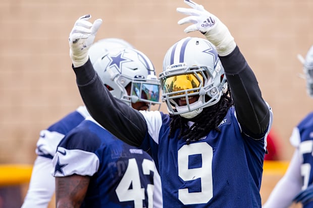 Dallas Cowboys linebacker Jaylon Smith during training camp at the Marriott Residence Inn.