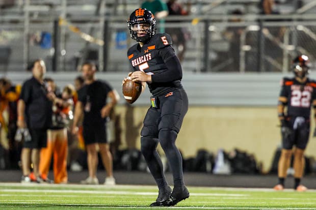 Denton Ryan and Aledo clash in a Texas Class 5A high school football showdown on Friday, Oct. 4, 2024.