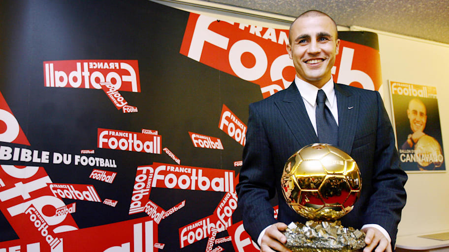 Fabio Cannavaro is one of only three defenders to win the Ballon d'Or.