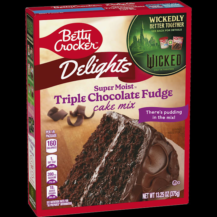 Betty Crocker x Wicked_Delights Super Moist Triple Choc Fudge Cake Mix