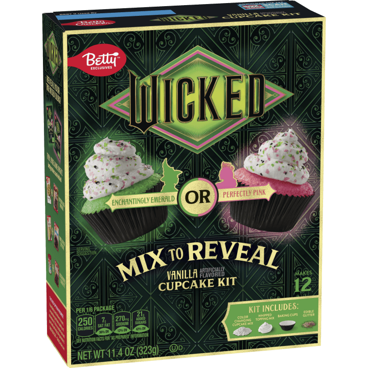 Betty Crocker Wicked Mix to Reveal Cupcake Mix