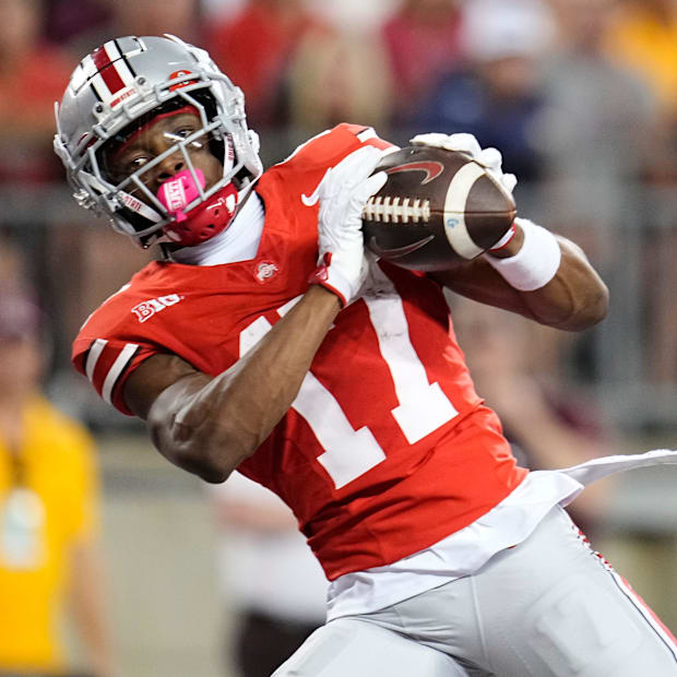 Ohio State Buckeyes wide receiver Carnell Tate