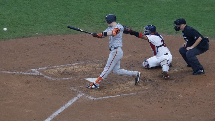 Mark Canha hit a two-run double Thursday