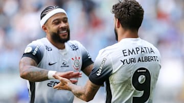 Memphis Depay e Yuri Alberto estão entre os destaques do Corinthians no Brasileirão 2024