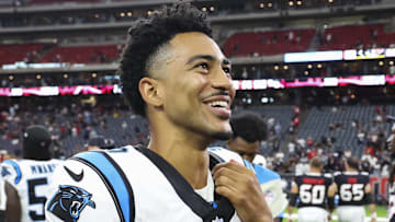 Carolina Panthers quarterback Bryce Young