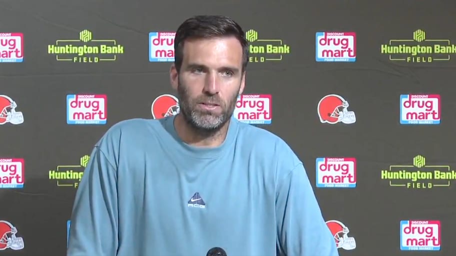 Flacco threw for 71 yards and one touchdown on Saturday. | Cleveland Brown