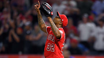 Texas Rangers v Los Angeles Angels