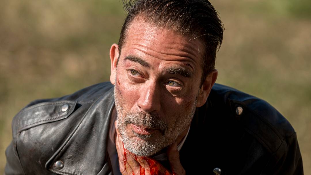 Jeffrey Dean Morgan as Negan - The Walking Dead _ Season 8, Episode 16 - Photo Credit: Gene Page/AMC