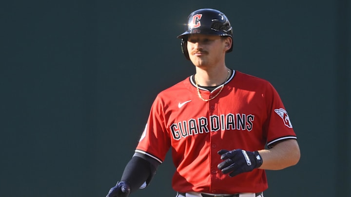 Cleveland Guardians designated hitter Kyle Manzardo is a great prop target on Monday. Cleveland Guardians designated hitter Kyle Manzardo is a great prop target on Monday.