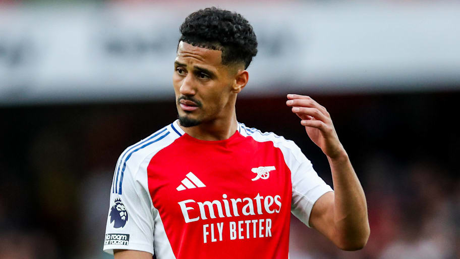 Arsenal have invested a lot in William Saliba. | IMAGO/News Images