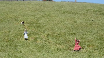 Dolls representing characters from “Little House on the Prairie?"