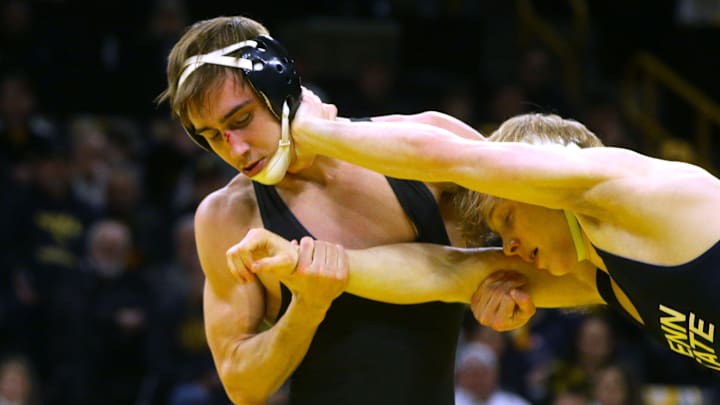 Drake Ayala returns to the Iowa wrestling team this season after placing second at the NCAA Div. I Championships last winter. Drake Ayala returns to the Iowa wrestling team this season after placing second at the NCAA Div. I Championships last winter.