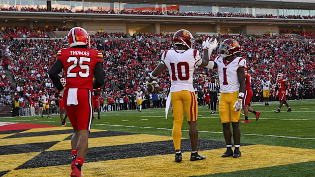 USC WR's Makai Lemon and Zachariah Branc