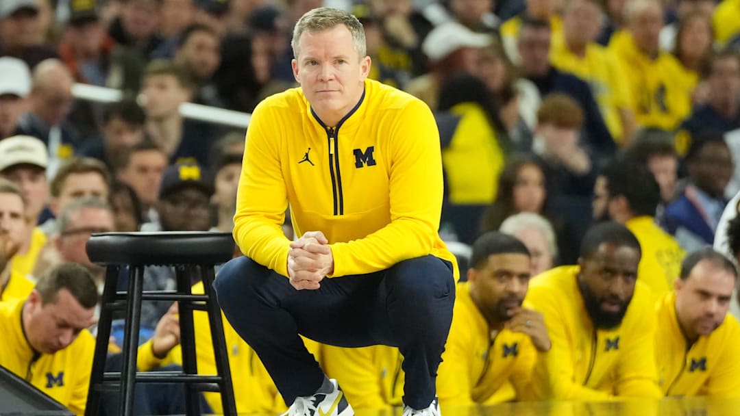 Michigan Wolverines head coach Dusty May Michigan Wolverines head coach Dusty May