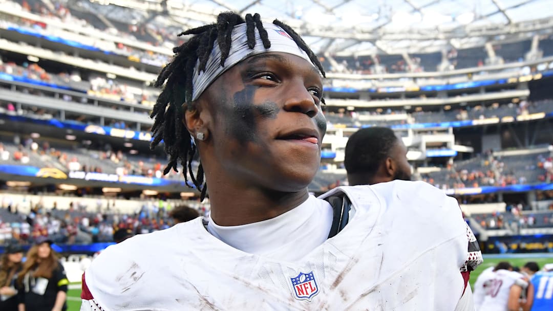 Washington Commanders running back Jacory Croskey-Merritt Washington Commanders running back Jacory Croskey-Merritt