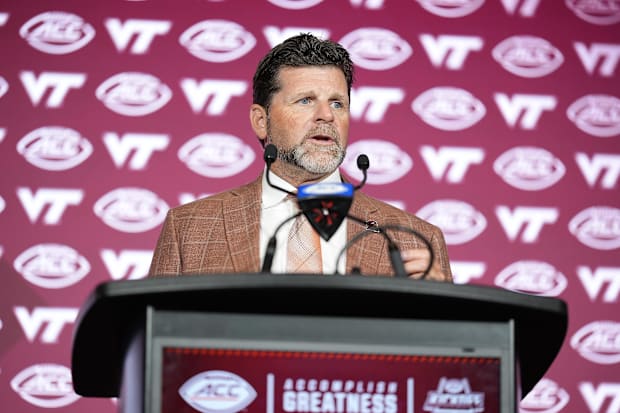 Former Virginia Tech head coach Brent Pry