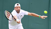 Grigor Dimitrov retired with an injury against Jannik Sinner at Wimbledon.