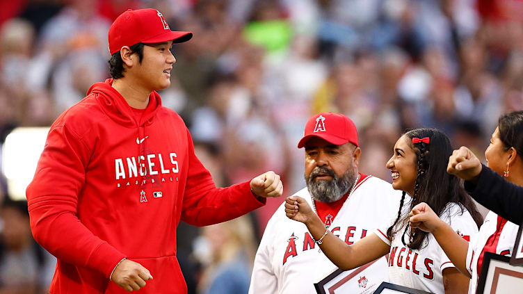 Oakland Athletics v Los Angeles Angels