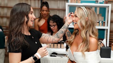 Jena Sims at the Anastasia Beverly Hills Brow Bar