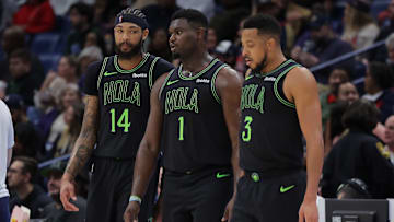 Zion Williamson, CJ McCollum, Brandon Ingram