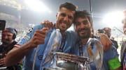 Ilkay Gündogan mit Rodri beim CL-Erfolg von Manchester City