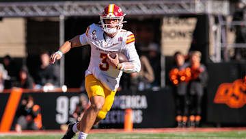 Iowa State star quarterback Rocco Becht underwent successful labrum surgery on his non-throwing shoulder.