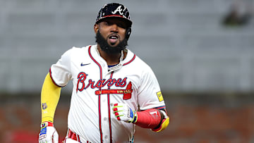 Ozuna ha tenido problemas para correr las bases 