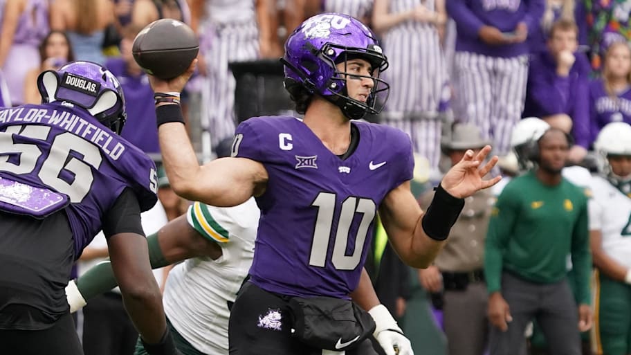 TCU Horned Frogs quarterback Josh Hoover