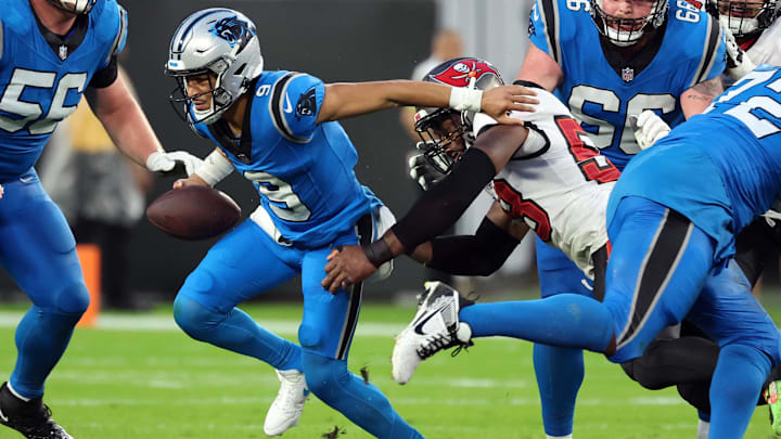 The Panthers are six-point home underdogs to the Buccaneers in Week 13.