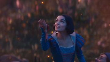 Rachel Zegler as Snow White in DISNEY's live-action SNOW WHITE. Photo courtesy of Disney. © 2024 Disney Enterprises, Inc. All Rights Reserved.