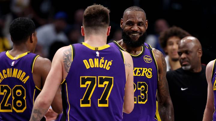 Luka Dončić, LeBron James, Los Angeles Lakers