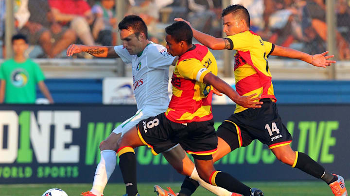 New York Cosmos take on Fort Lauderdale Strikers in NASL competition