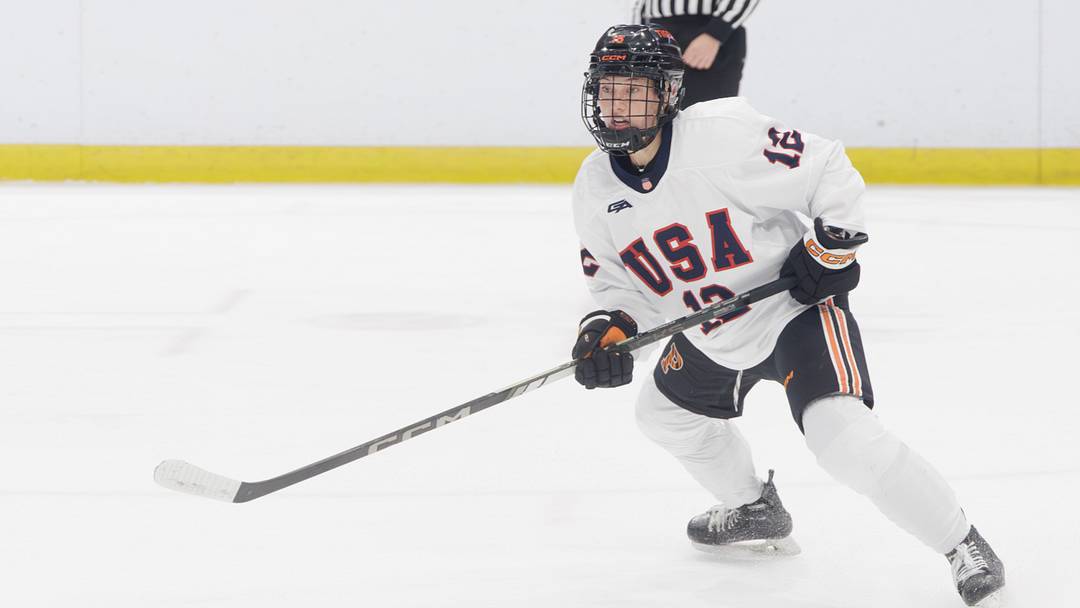 Princeton's Rosie Klein skates during the 2026 USA Hockey Women’s National Festival. Princeton's Rosie Klein skates during the 2026 USA Hockey Women’s National Festival.