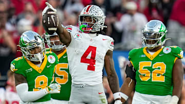 Ohio State Buckeyes wide receiver Jeremiah Smith (4)