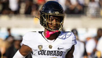 Oct 7, 2023; Tempe, Arizona, USA; Colorado Buffaloes cornerback Cormani McClain (1) against the Arizona State Sun Devils at Mountain America Stadium. Mandatory Credit: Mark J. Rebilas-USA TODAY Sports