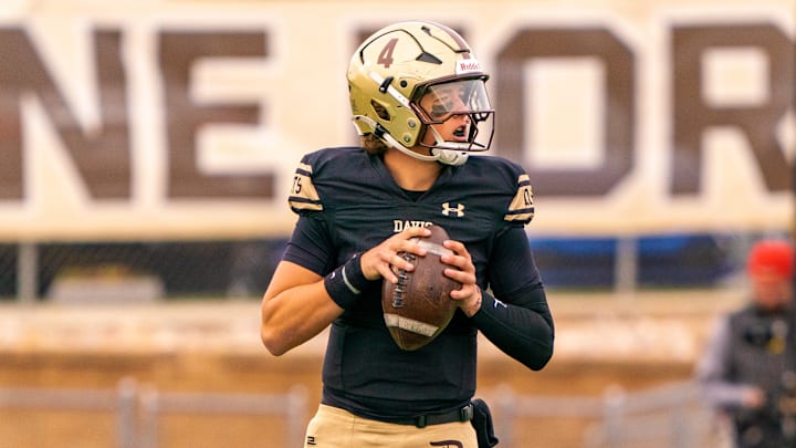Tradon Bessinger is coming off a 500-yard performance in the air for Davis High School out of Utah. Tradon Bessinger is coming off a 500-yard performance in the air for Davis High School out of Utah.