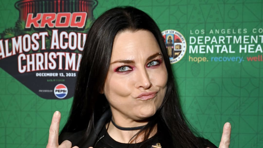 Amy Lee of Evanescence at 2025 KROQ Almost Acoustic Christmas Amy Lee of Evanescence at 2025 KROQ Almost Acoustic Christmas