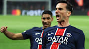 Les deux buteurs parisiens du soir - Ligue des Champions - Parc des Princes