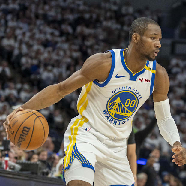 Golden State Warriors forward Jonathan Kuminga