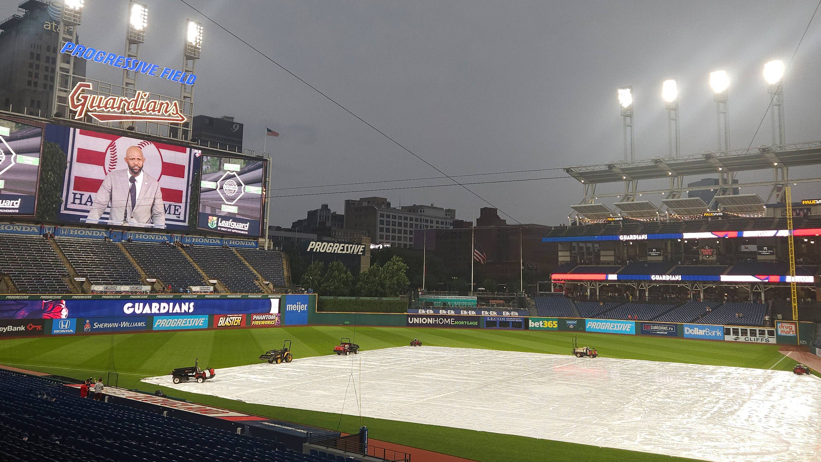 Guardians vs. Rays ALCS Game 4 rain delay: Updated start time and weather forecast