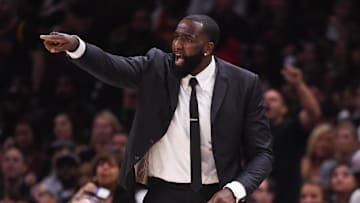 Cleveland Cavaliers center Kendrick Perkins (21) during the second quarter in game four of the 2018 NBA Finals.