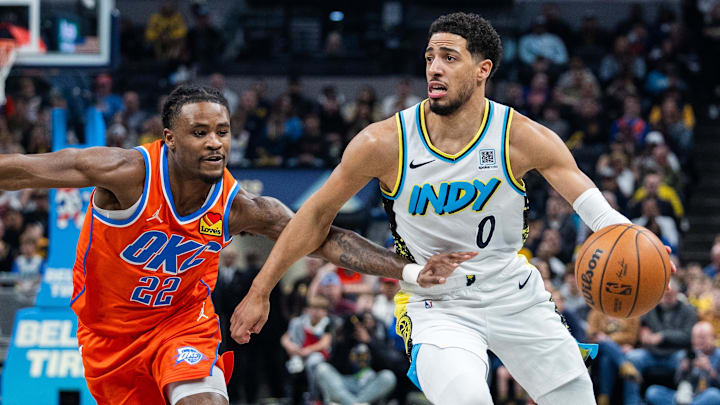 Indiana Pacers guard Tyrese Haliburton is an interesting prop target in Game 1.