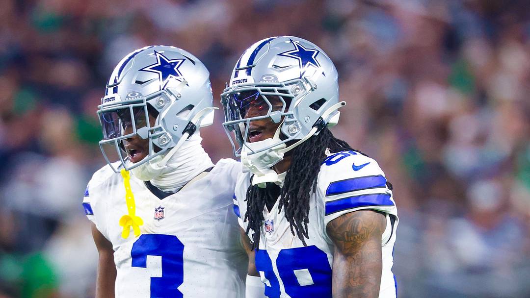 Dallas Cowboys wide receiver George Pickens (3) and Dallas Cowboys wide receiver CeeDee Lamb (88)