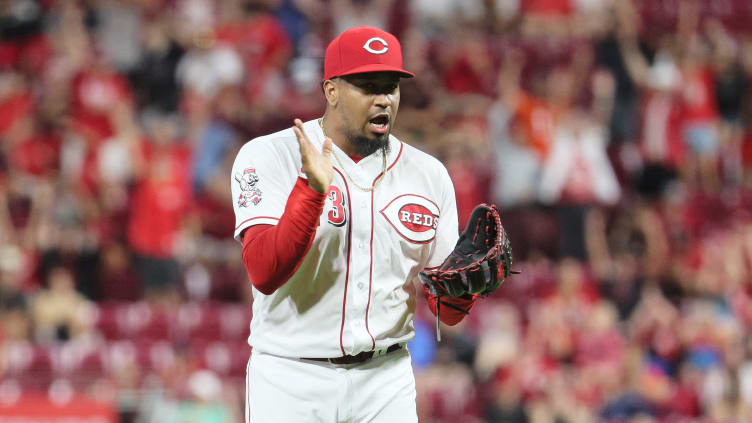 Cincinnati Reds pitcher Alexis Diaz