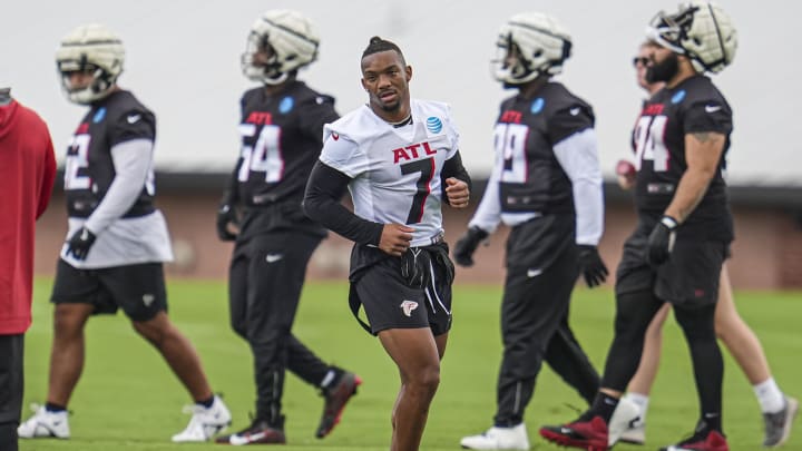 Running back Bijan Robinson will be on the Atlanta Falcons' roster -- but who else joins him?