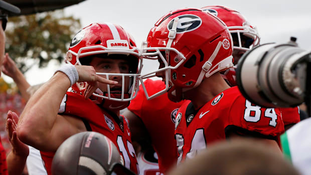 Georgia quarterback Stetson Bennett 