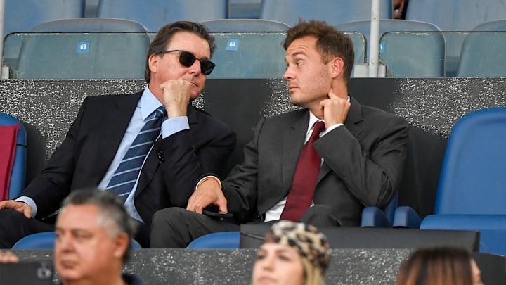 AS Roma president Dan Friedkin and his son Ryan 