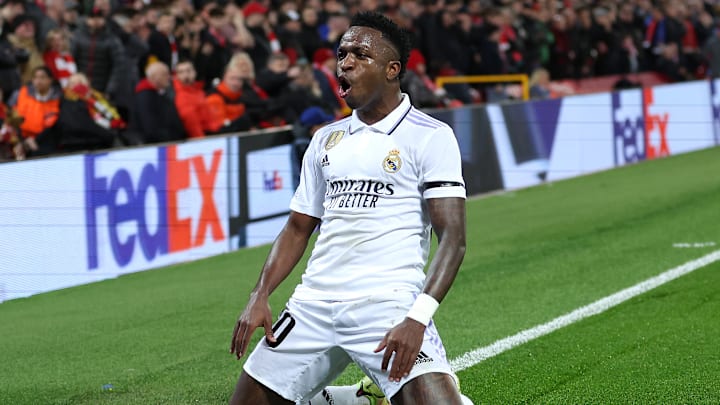 Vinicius Jr mencetak dua gol saat melawan Real Madrid Vinicius Jr mencetak dua gol saat melawan Real Madrid