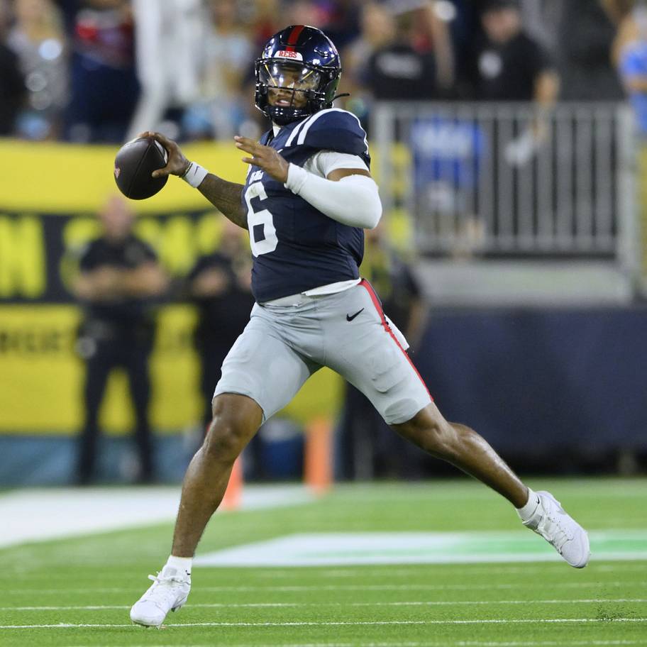 Ole Miss quarterback Trinidad Chambliss